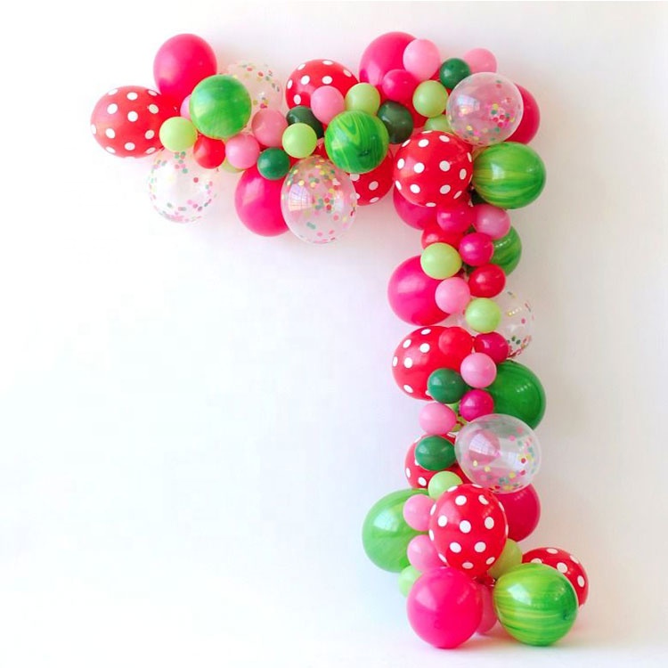 Melónová balónová girlanda pre deti