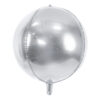 Strieborná guľa - fóliový balón 40cm